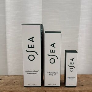 OSEA Undaria Algae Body Care Set Body Wash & Body Oil Clean Beauty NWT